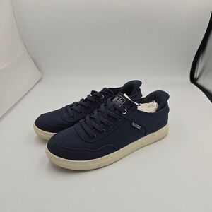 BOBS from Skechers Slip-Ins Canvas Navy Lace Up Comfort Sneakers